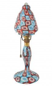 MILLEFIORI GLASS BOUDOIR LAMPM