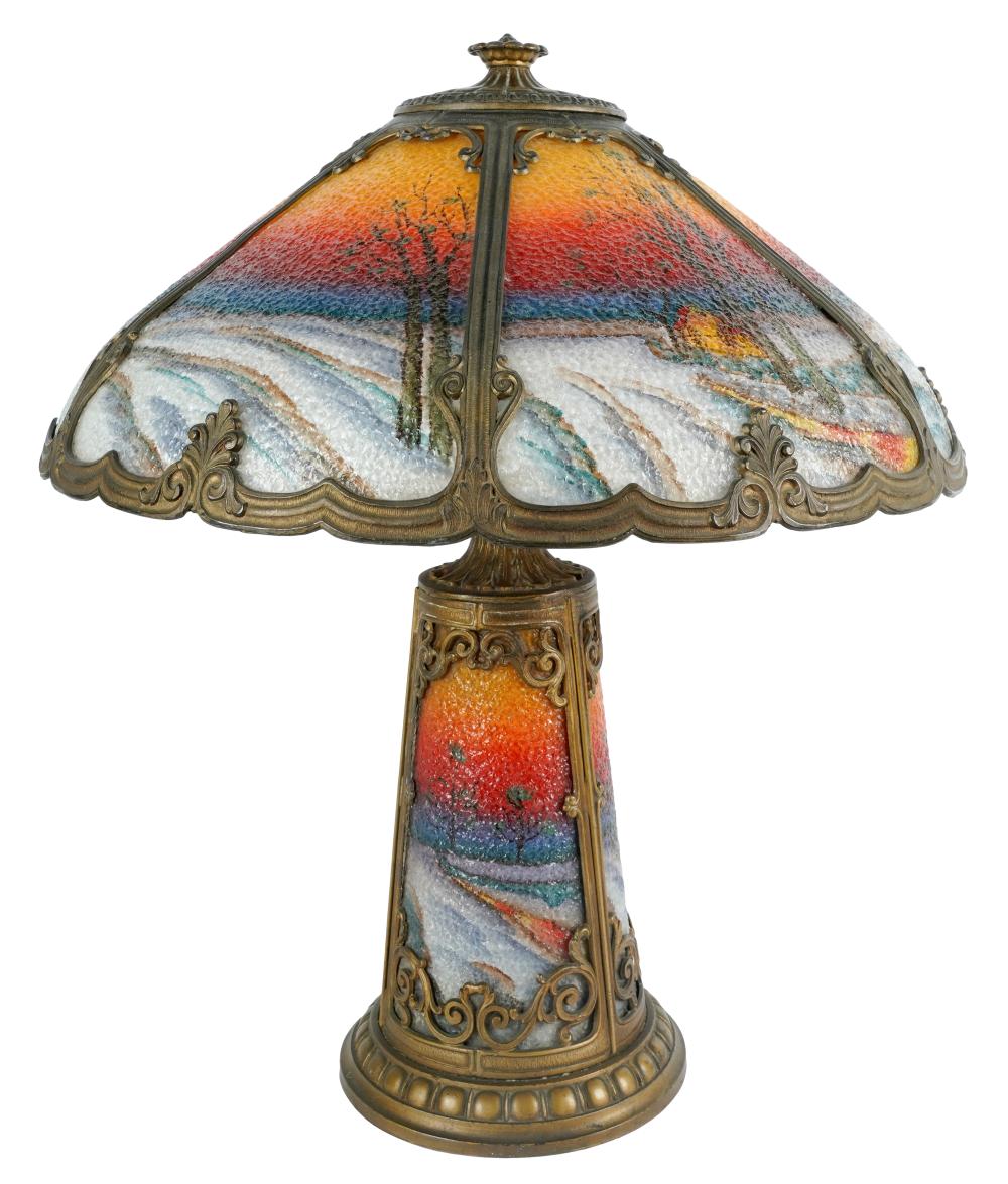 MILLER PHOENIX TABLE LAMPcirca