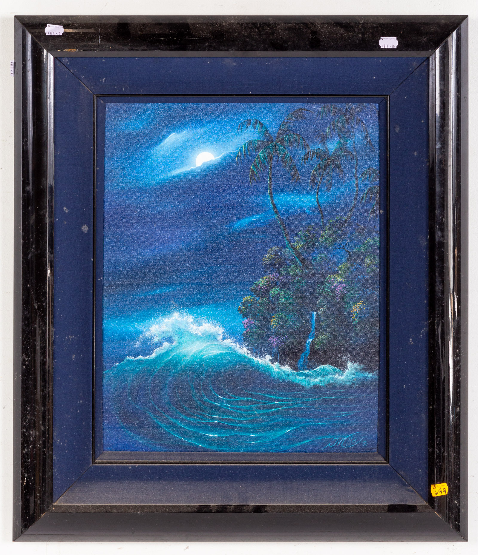 MILLER. TROPICAL NIGHT, OIL ON