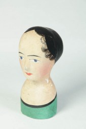 MILLINER'S HEAD.  France  19th