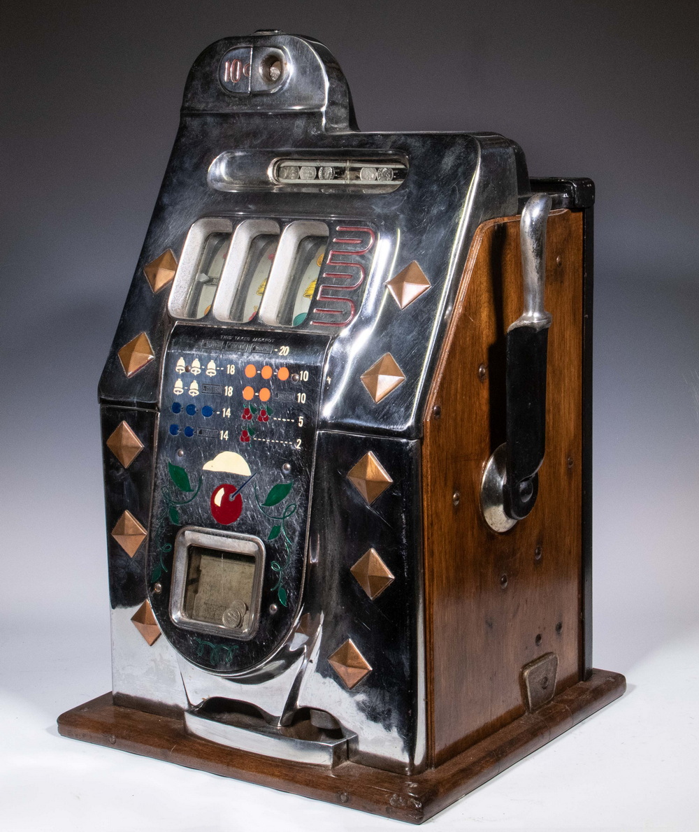 MILLS 10-CENT DIAMOND FRONT SLOT
