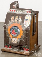 MILLS 5-CENT CHERRY SLOT MACHI