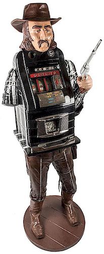 MILLS 5 CENT GUN SLINGER SLOT