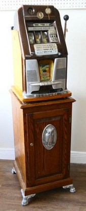MILLS DELUXE BELLE 10 CENT SLO