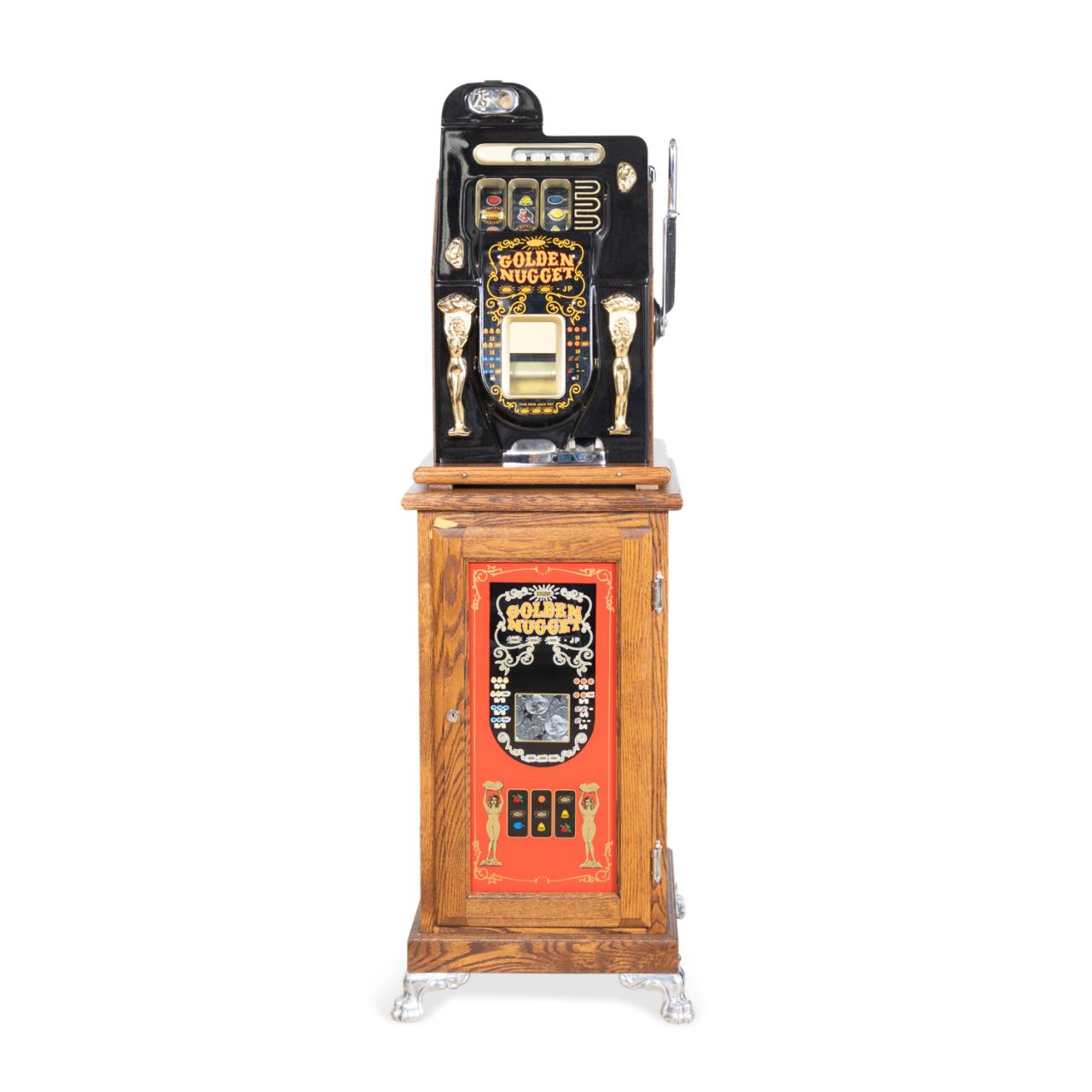 MILLS GOLDEN NUGGET 25 CENT SLOT