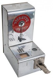 MILLS NOVELTY CO. 5 CENT TICKE