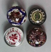 MILLVILLE GLASS PAPERWEIGHT In