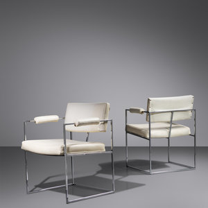 Milo Baughman (1923-2003) Pair of