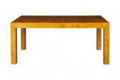 MILO BAUGHMAN BURL WOOD DINING