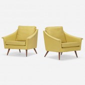 Milo Baughman. Lounge chairs,