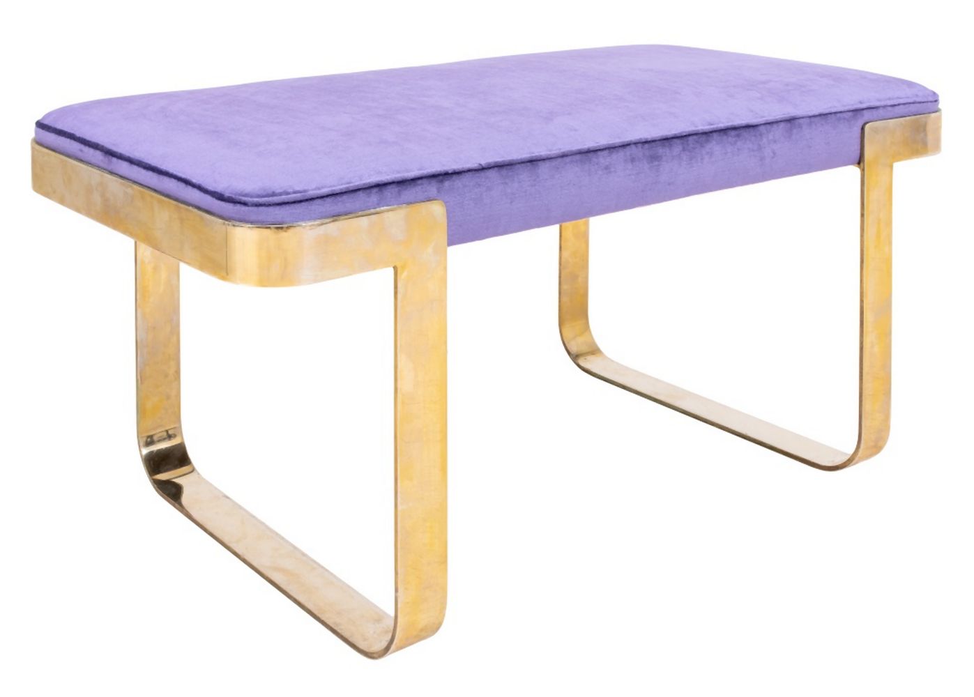 MILO BAUGHMAN STYLE CHROME BENCH