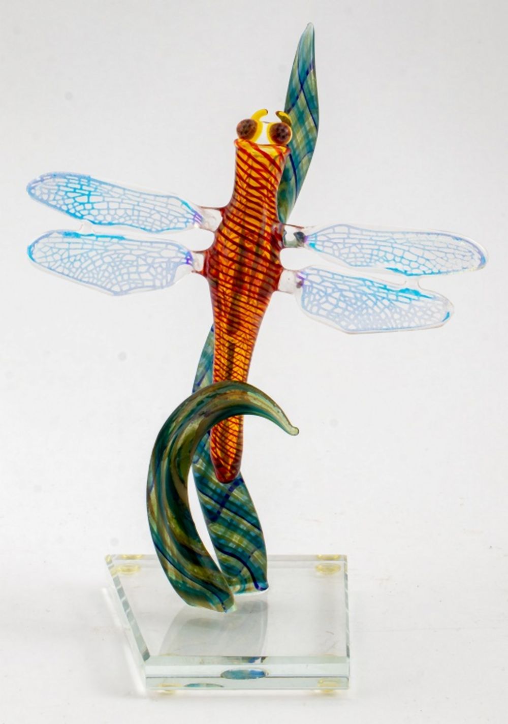 MILON TOWNSEND GLASS DRAGONFLY