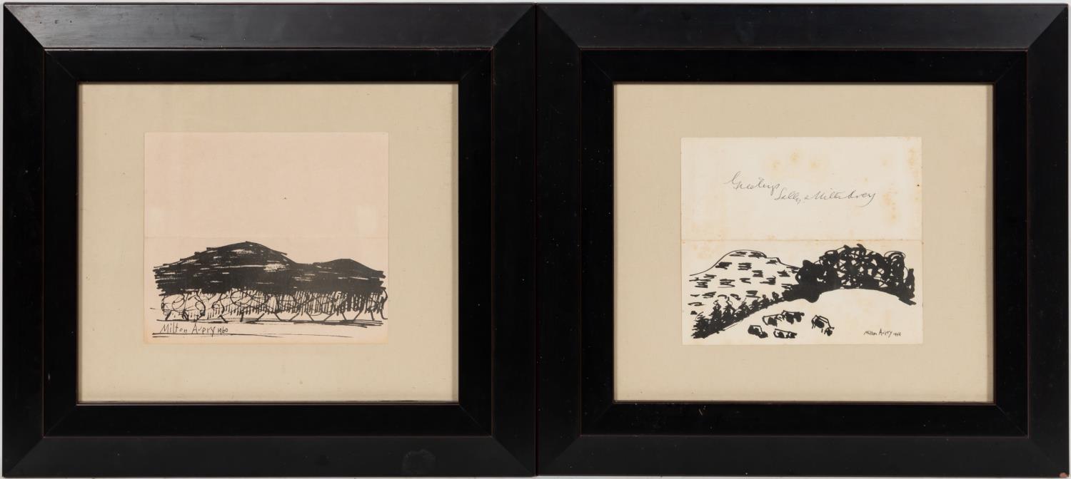 MILTON AVERY SIGNED GREETING