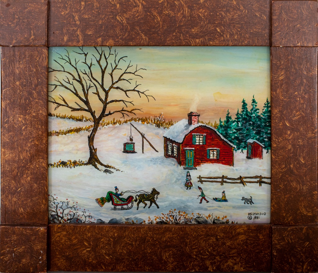 MILTON BOND "RED HOUSE WINTER"