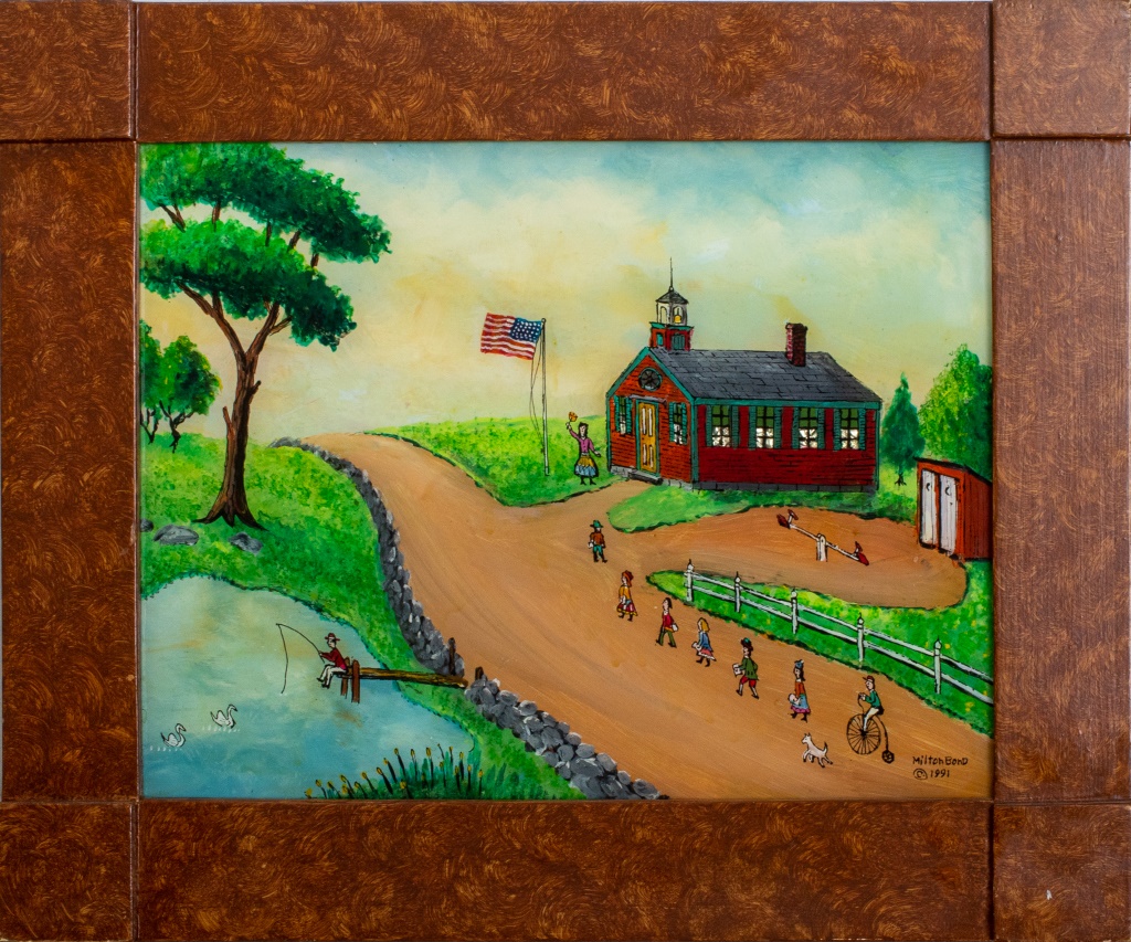 MILTON BOND "RED SCHOOL HOUSE"