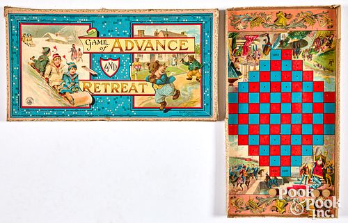 MILTON BRADLEY GAME OF ADVANCE &