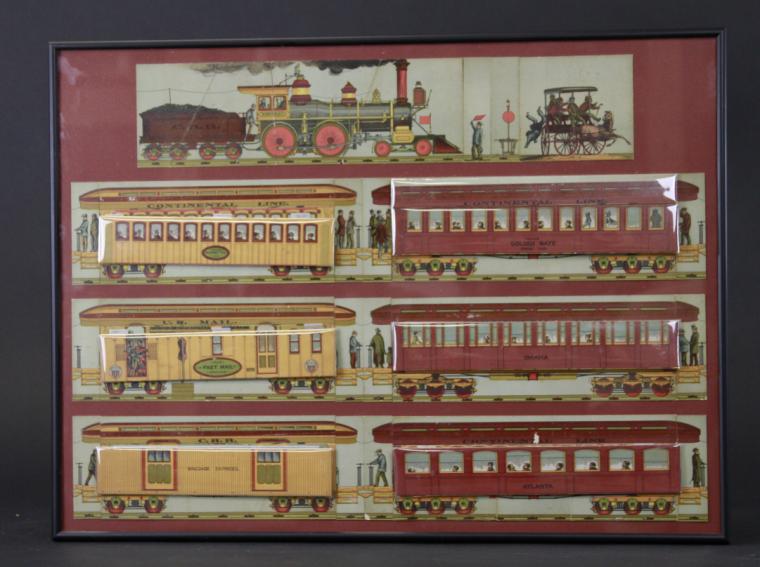 MILTON BRADLEY SECTIONAL RAILROAD