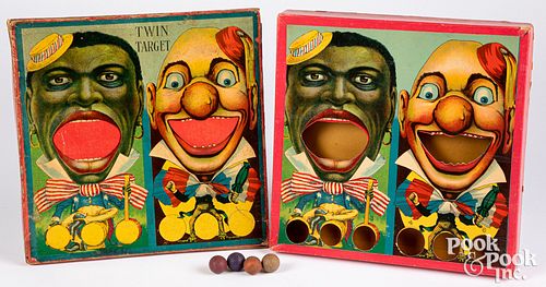 MILTON BRADLEY TWIN TARGET GAME,