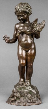 MILTON COHEN "CHILD & DUCK" BR