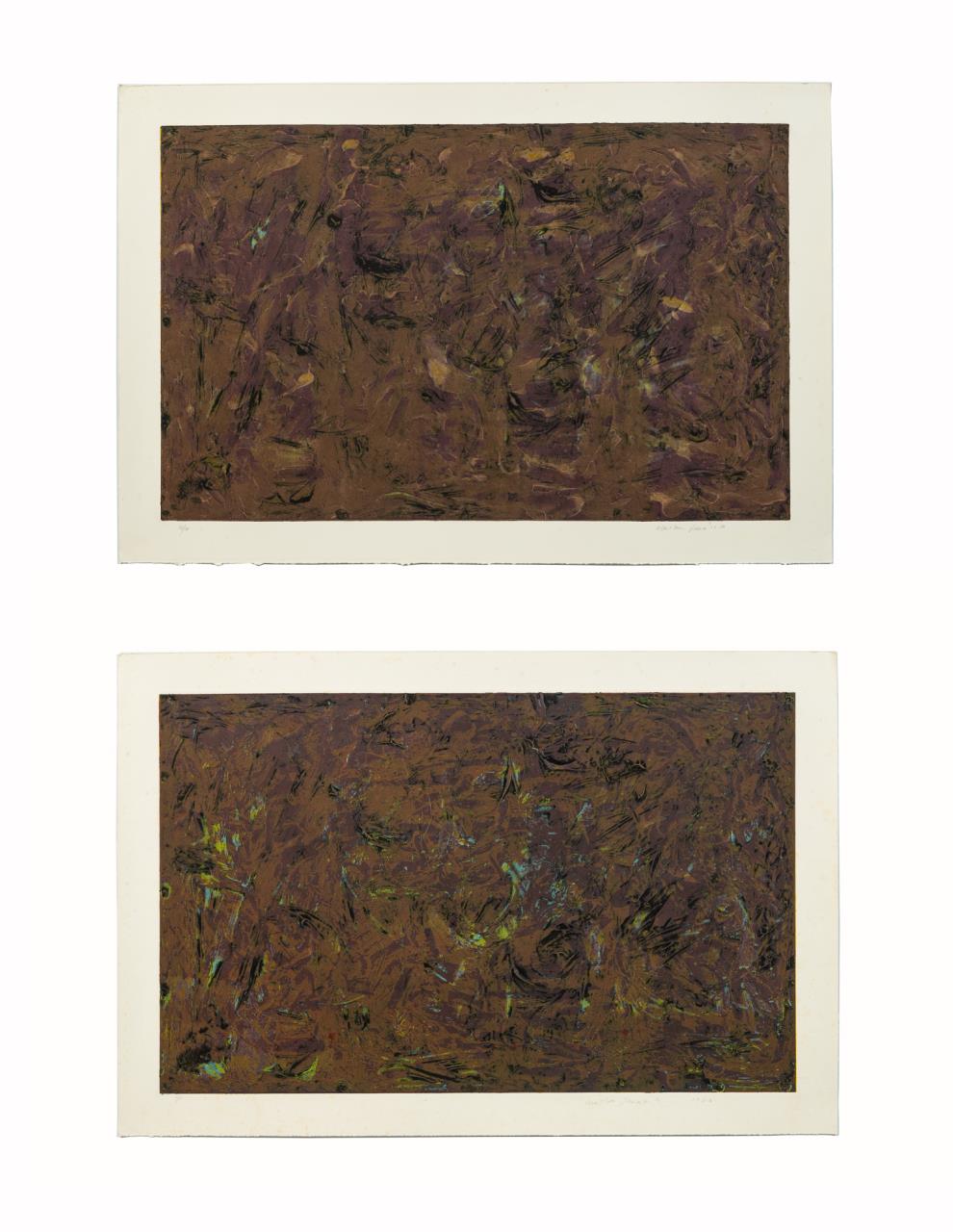MILTON RESNICK TWO AUBERGINE