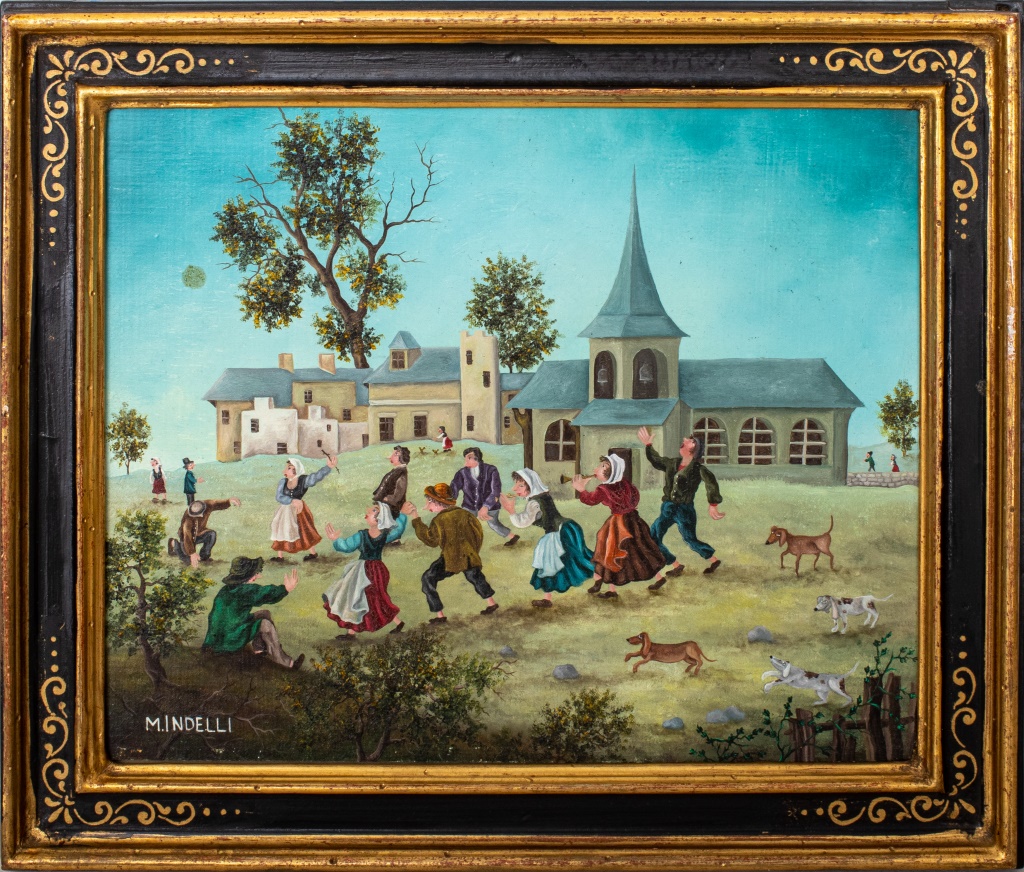 MIMA INDELLI FOLK ART PAINTING