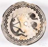 MIMBRES INDIAN STYLE POTTERY B