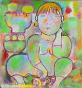 Min? Okubo (CA 1912-2001) Woma