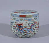 MING, CHINESE WUCAI PORCELAIN