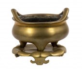 MING DYNASTY BRONZE CENSER WIT