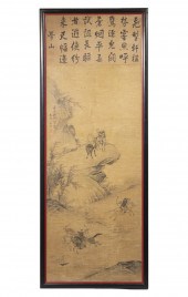 MING DYNASTY CHINESE FRAMED PA