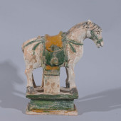 MING DYNASTY GLAZED TERRACOTTA