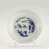 MING JIAJING BLUE AND WHITE PL