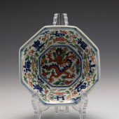 MING WANLI WUCAI BOWL<br>Dimen