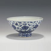 MING XUANDE BLUE & WHITE BOWL<