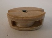 MINI BONE PULLEY BLOCK19th cen