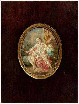 Miniature after Boucher, Venus with