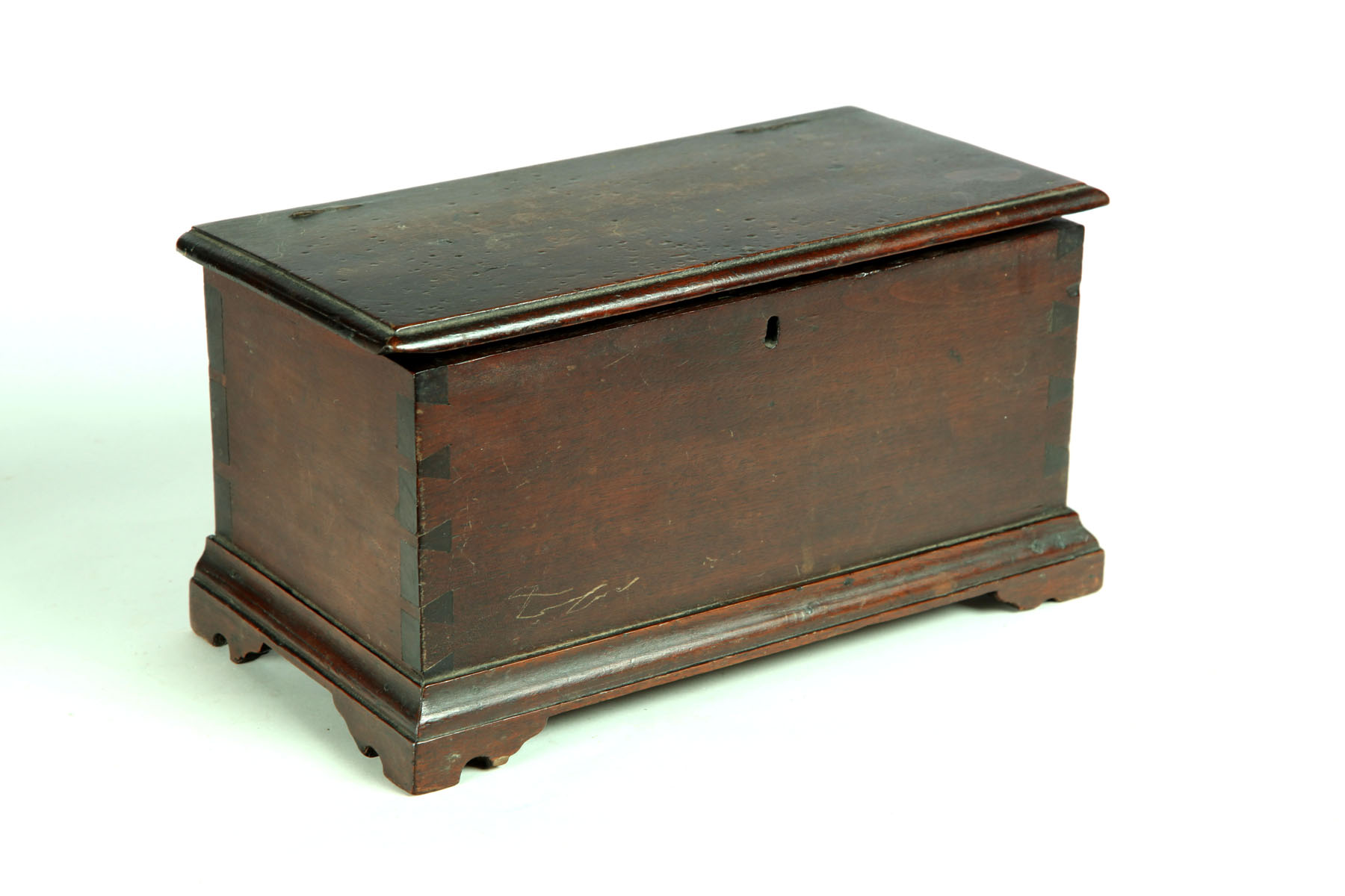 MINIATURE BLANKET CHEST.  American