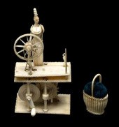 Miniature bone spinning jenny,