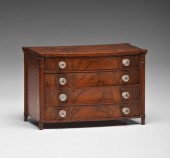 Miniature Bowfront Chest of Dr