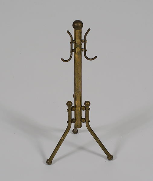 Miniature Brass Hall Tree A