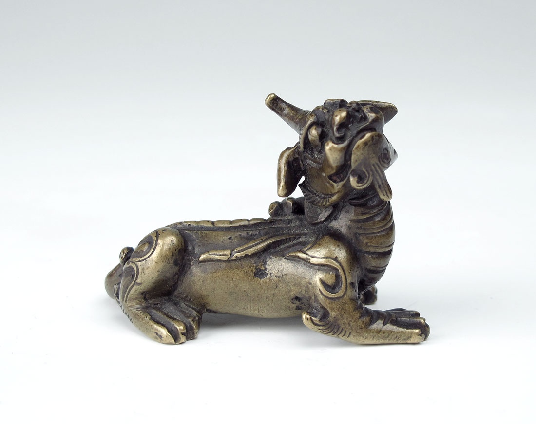 MINIATURE BRONZE DRAGON / FOO DOG