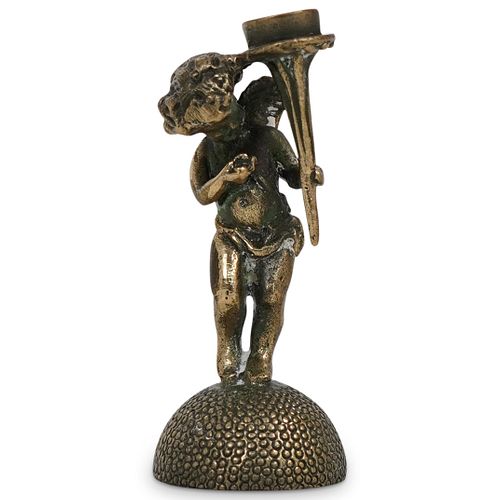 MINIATURE CHERUB CANDLE STICK