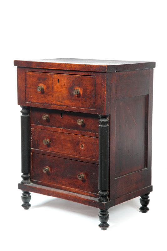 MINIATURE CHEST.  American 