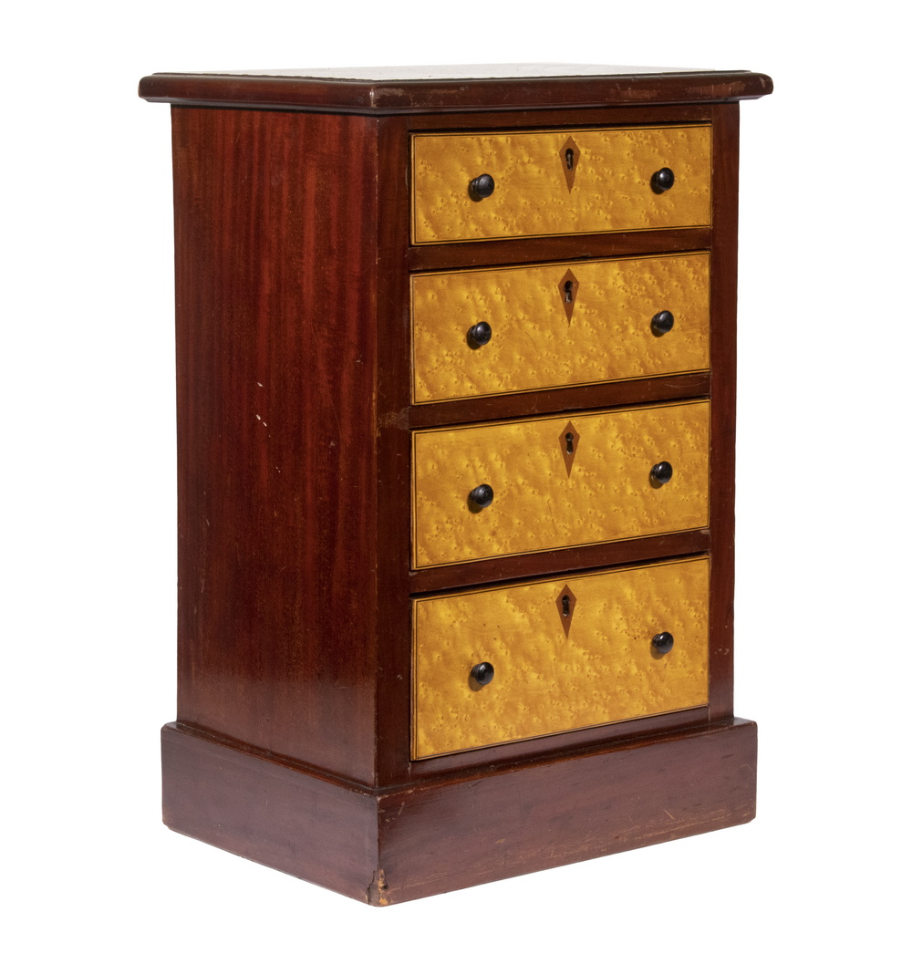 MINIATURE CHEST OF DRAWERS 19th