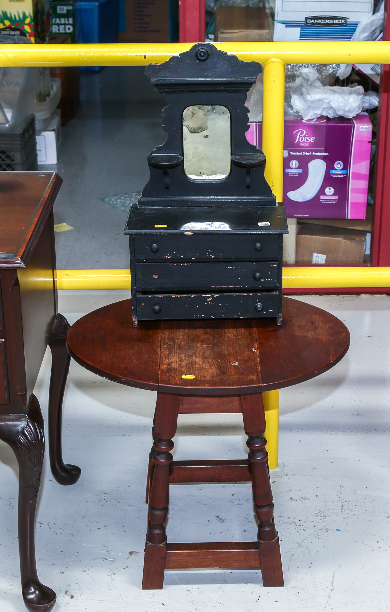 MINIATURE CHEST OF DRAWERS;