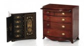 Miniature chests mahogany bowf