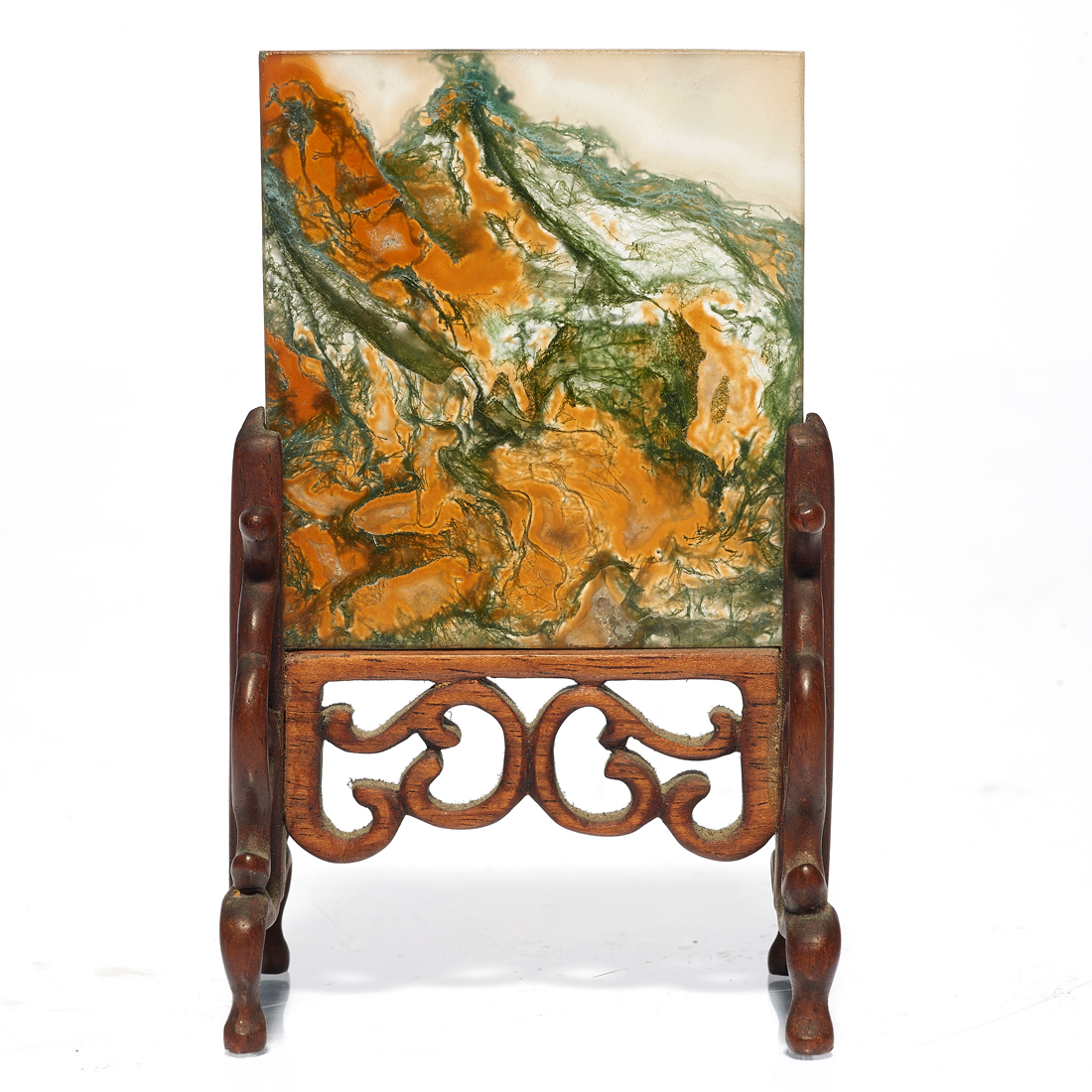 MINIATURE CHINESE AGATE TABLE