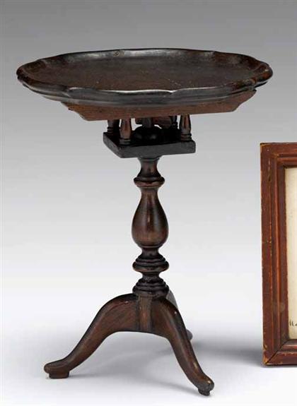 Miniature Chippendale mahogany 