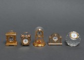 MINIATURE DESK CLOCKS INCL. BU