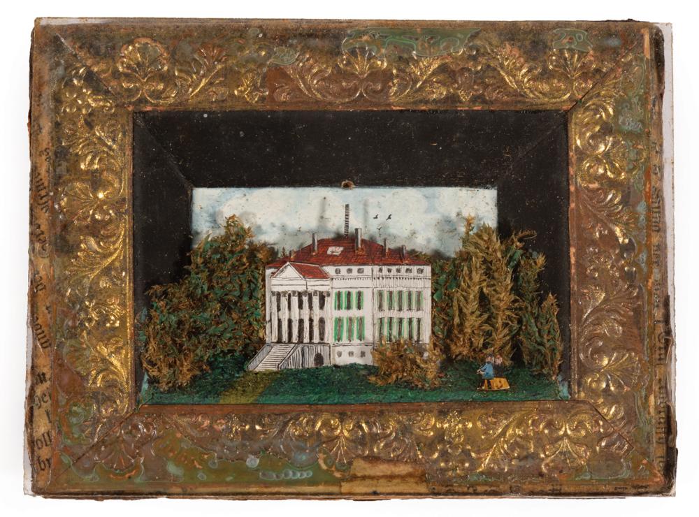 MINIATURE DIORAMA OF MANOR